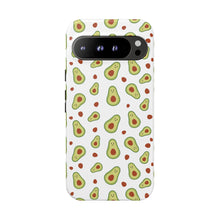 Avocado Pattern Tough Phone Case – Cute Avocado & Pit Design