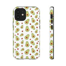 Avocado Pattern Tough Phone Case – Cute Avocado & Pit Design