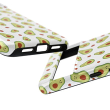 Avocado Pattern Tough Phone Case – Cute Avocado & Pit Design