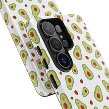 Avocado Pattern Tough Phone Case – Cute Avocado & Pit Design