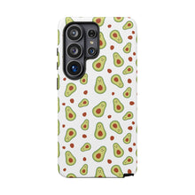 Avocado Pattern Tough Phone Case – Cute Avocado & Pit Design