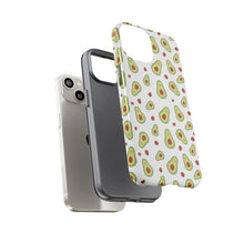 Avocado Pattern Tough Phone Case – Cute Avocado & Pit Design