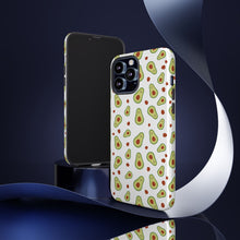 Avocado Pattern Tough Phone Case – Cute Avocado & Pit Design