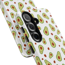 Avocado Pattern Tough Phone Case – Cute Avocado & Pit Design