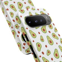 Avocado Pattern Tough Phone Case – Cute Avocado & Pit Design