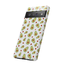 Avocado Pattern Tough Phone Case – Cute Avocado & Pit Design