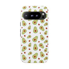 Avocado Pattern Tough Phone Case – Cute Avocado & Pit Design