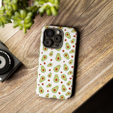 Avocado Pattern Tough Phone Case – Cute Avocado & Pit Design