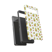 Avocado Pattern Tough Phone Case – Cute Avocado & Pit Design