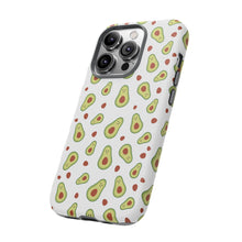 Avocado Pattern Tough Phone Case – Cute Avocado & Pit Design