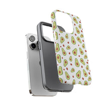 Avocado Pattern Tough Phone Case – Cute Avocado & Pit Design