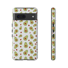 Avocado Pattern Tough Phone Case – Cute Avocado & Pit Design