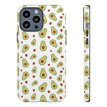 Avocado Pattern Tough Phone Case – Cute Avocado & Pit Design