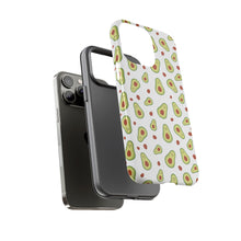 Avocado Pattern Tough Phone Case – Cute Avocado & Pit Design