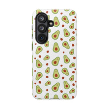 Avocado Pattern Tough Phone Case – Cute Avocado & Pit Design