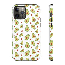 Avocado Pattern Tough Phone Case – Cute Avocado & Pit Design