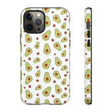 Avocado Pattern Tough Phone Case – Cute Avocado & Pit Design