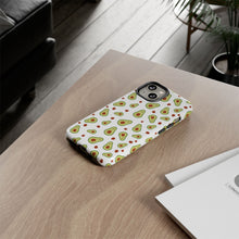 Avocado Pattern Tough Phone Case – Cute Avocado & Pit Design