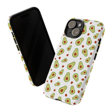 Avocado Pattern Tough Phone Case – Cute Avocado & Pit Design
