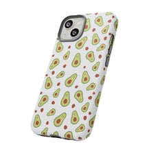 Avocado Pattern Tough Phone Case – Cute Avocado & Pit Design