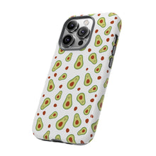 Avocado Pattern Tough Phone Case – Cute Avocado & Pit Design