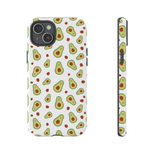 Avocado Pattern Tough Phone Case – Cute Avocado & Pit Design