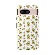 Avocado Pattern Tough Phone Case – Cute Avocado & Pit Design