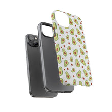 Avocado Pattern Tough Phone Case – Cute Avocado & Pit Design