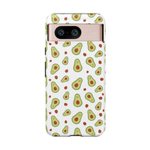 Avocado Pattern Tough Phone Case – Cute Avocado & Pit Design