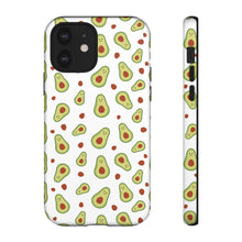 Avocado Pattern Tough Phone Case – Cute Avocado & Pit Design