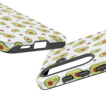 Avocado Pattern Tough Phone Case – Cute Avocado & Pit Design