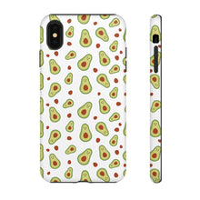 Avocado Pattern Tough Phone Case – Cute Avocado & Pit Design
