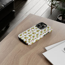 Avocado Pattern Tough Phone Case – Cute Avocado & Pit Design