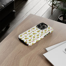Avocado Pattern Tough Phone Case – Cute Avocado & Pit Design