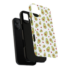 Avocado Pattern Tough Phone Case – Cute Avocado & Pit Design
