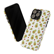 Avocado Pattern Tough Phone Case – Cute Avocado & Pit Design