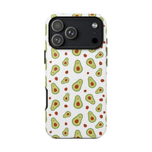 Avocado Pattern Tough Phone Case – Cute Avocado & Pit Design