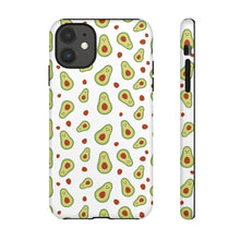 Avocado Pattern Tough Phone Case – Cute Avocado & Pit Design
