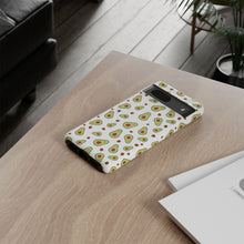 Avocado Pattern Tough Phone Case – Cute Avocado & Pit Design