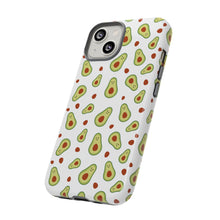 Avocado Pattern Tough Phone Case – Cute Avocado & Pit Design