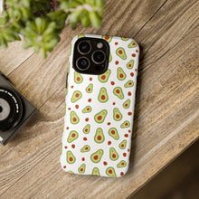 Avocado Pattern Tough Phone Case – Cute Avocado & Pit Design