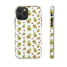 Avocado Pattern Tough Phone Case – Cute Avocado & Pit Design