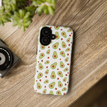 Avocado Pattern Tough Phone Case – Cute Avocado & Pit Design