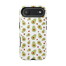 Avocado Pattern Tough Phone Case – Cute Avocado & Pit Design