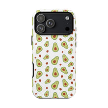 Avocado Pattern Tough Phone Case – Cute Avocado & Pit Design