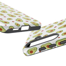 Avocado Pattern Tough Phone Case – Cute Avocado & Pit Design