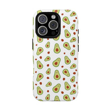 Avocado Pattern Tough Phone Case – Cute Avocado & Pit Design