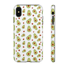 Avocado Pattern Tough Phone Case – Cute Avocado & Pit Design