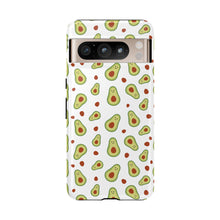 Avocado Pattern Tough Phone Case – Cute Avocado & Pit Design
