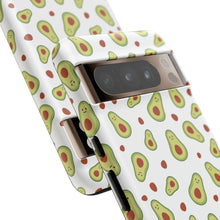 Avocado Pattern Tough Phone Case – Cute Avocado & Pit Design